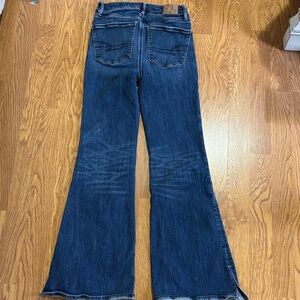 American Eagle Outfitters Dark Blue Flare Jeans